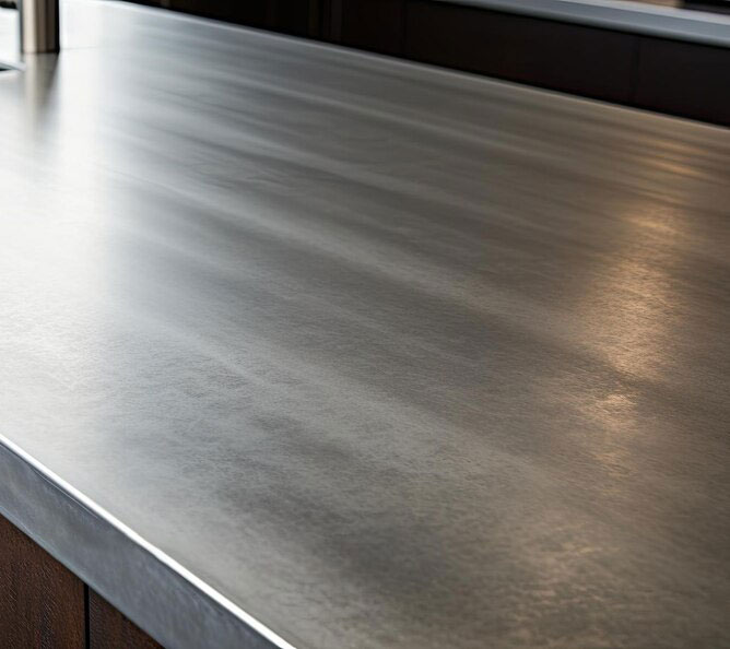 Stainless-steel-worktop